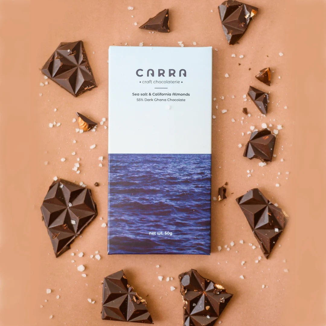 Sea Salt & California Almonds | 50g Bar |