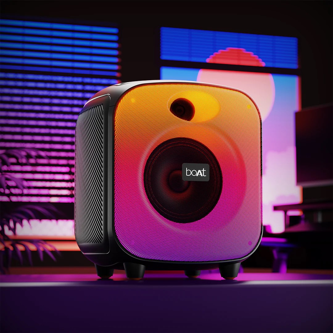 boAt Bluetooth Speaker | 30W Signature Sound | RGB LED Lights
